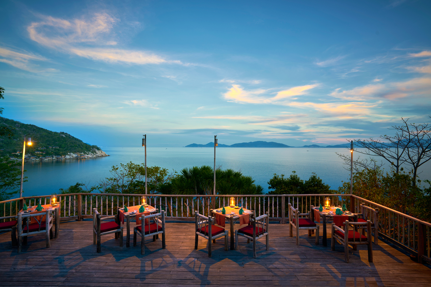 Restaurant in Six Senses Ninh Van Bay